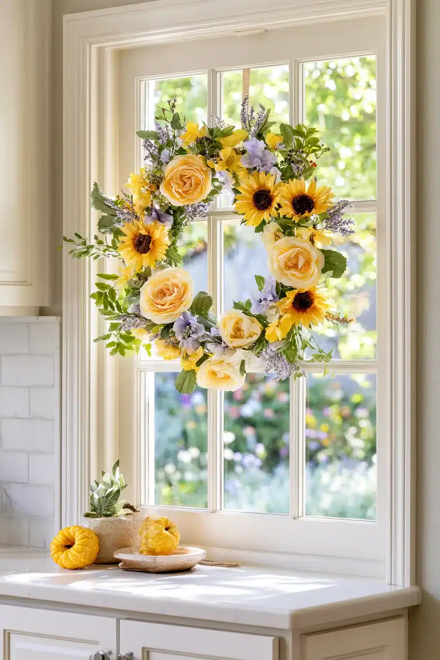 27 Beautiful Wreaths on Windows Ideas for a Charming, Festive Home