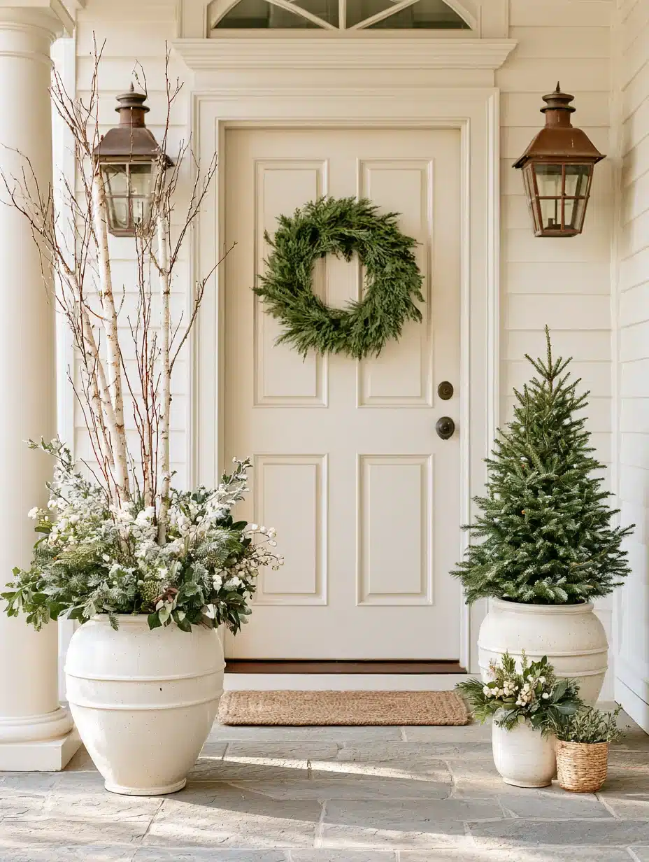 27 Cozy Winter Porch Decor Ideas for a Warm and Welcoming Entrance