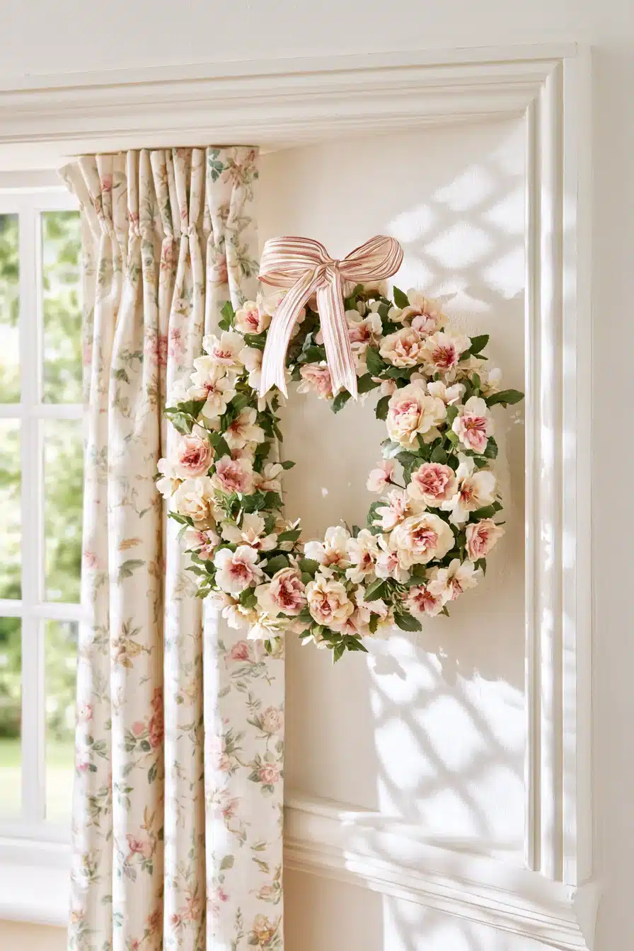 27 Beautiful Wreaths on Windows Ideas for a Charming, Festive Home
