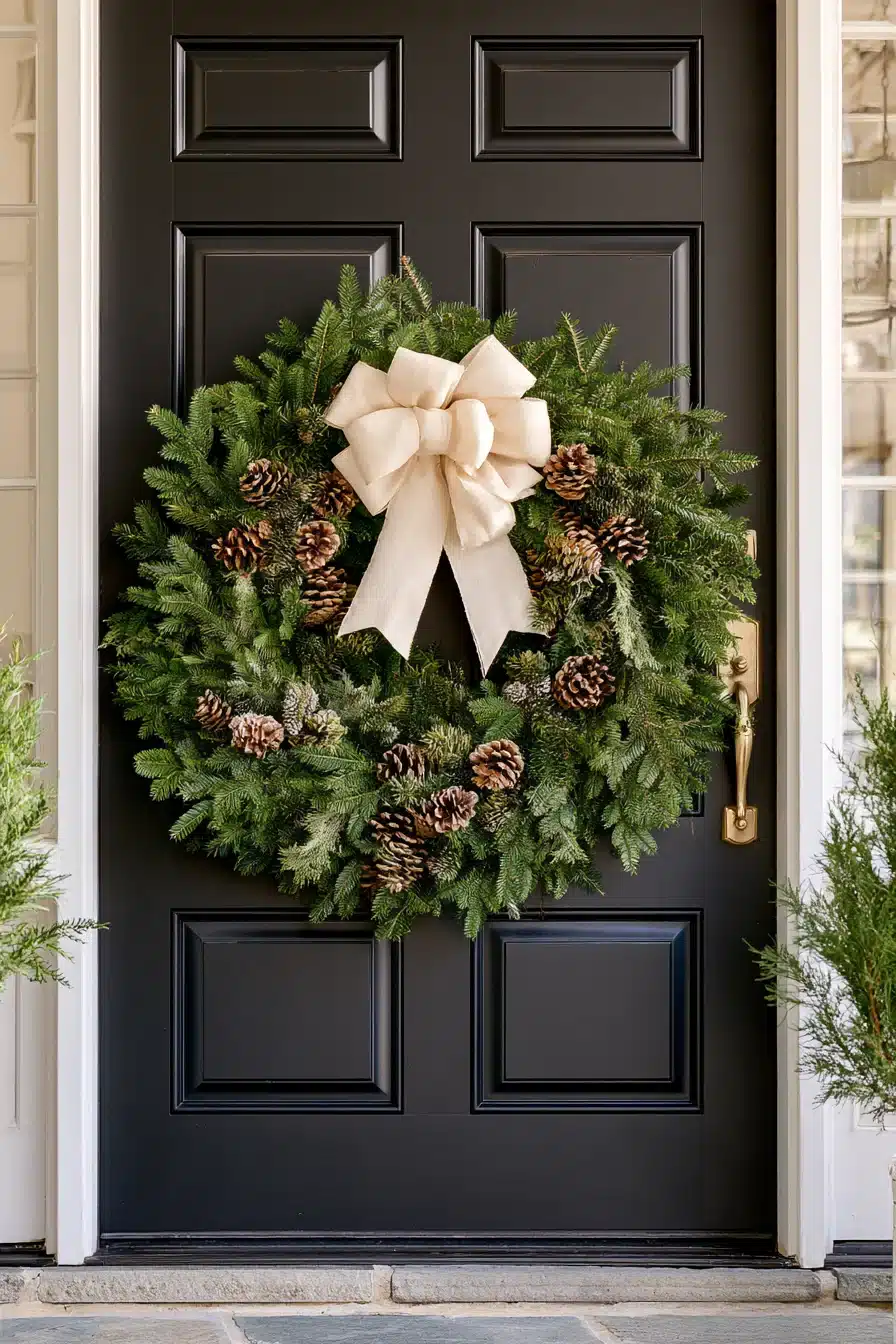 27 Cozy Winter Wreaths for Front Door Decor That Welcomes Everyone