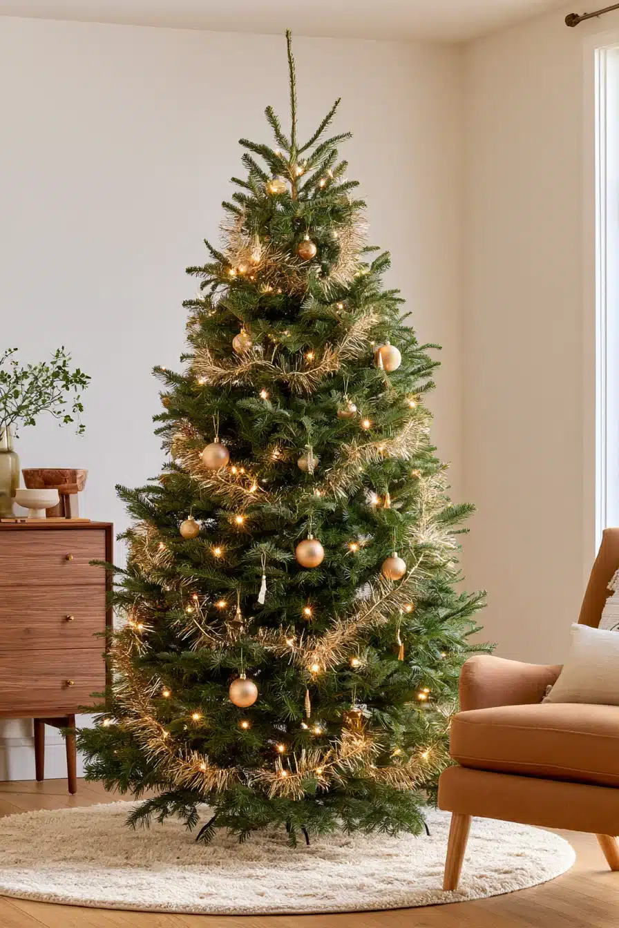 27 Stunning Gold Christmas Tree Ideas to Make Your Holiday Home Sparkle