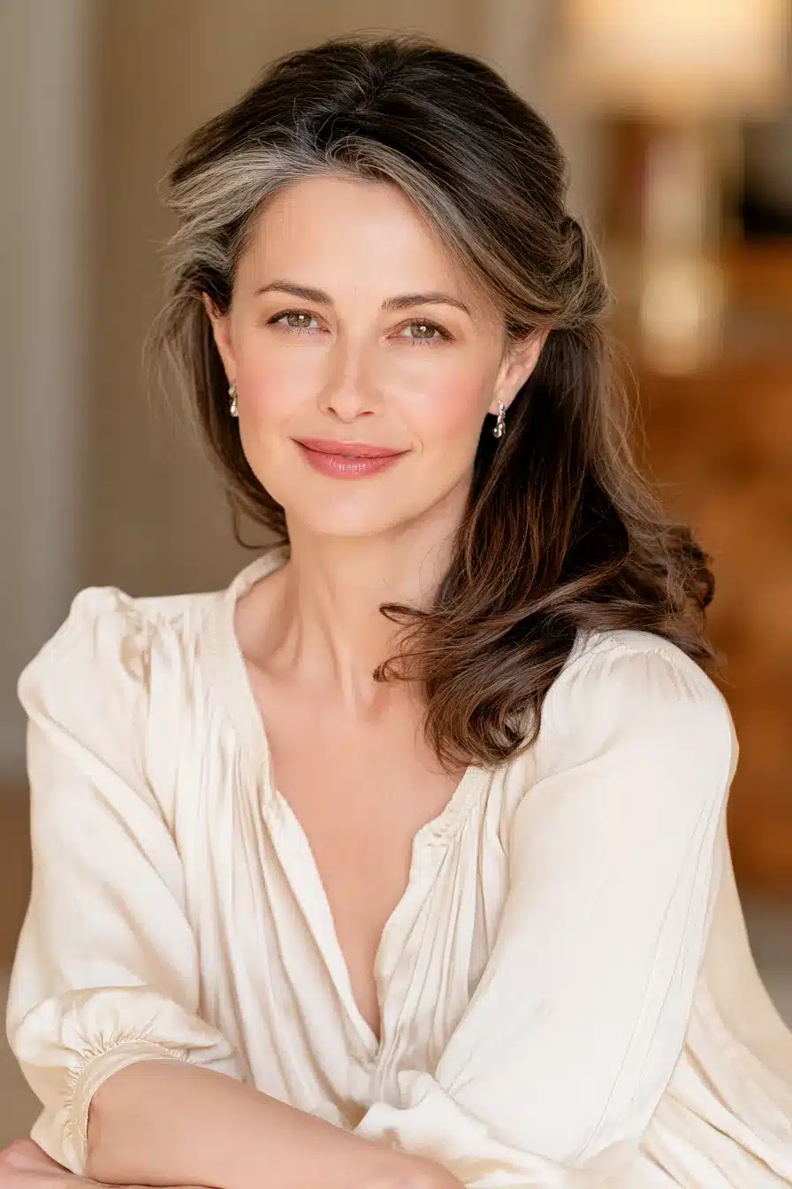 27 Beautiful Grey Blending Ideas for Dark Hair to Embrace Your Silver Strands