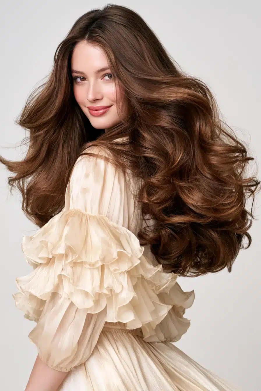 27 Stunning Chestnut Brown Hair Colors for Glossy Gorgeous Strands