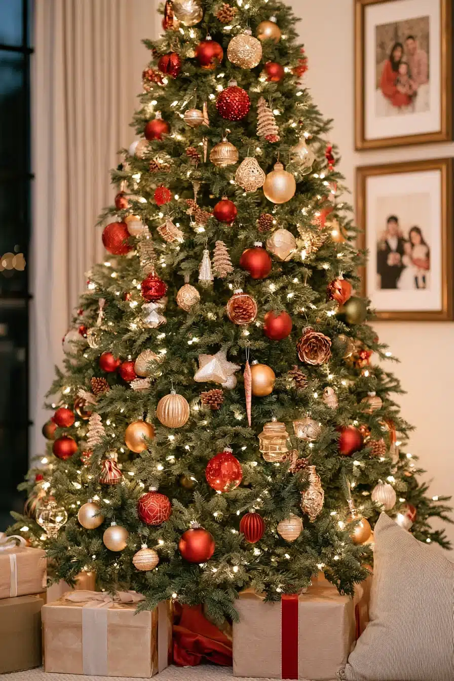 27 Timeless Traditional Christmas Tree Ideas for a Warm and Festive Home