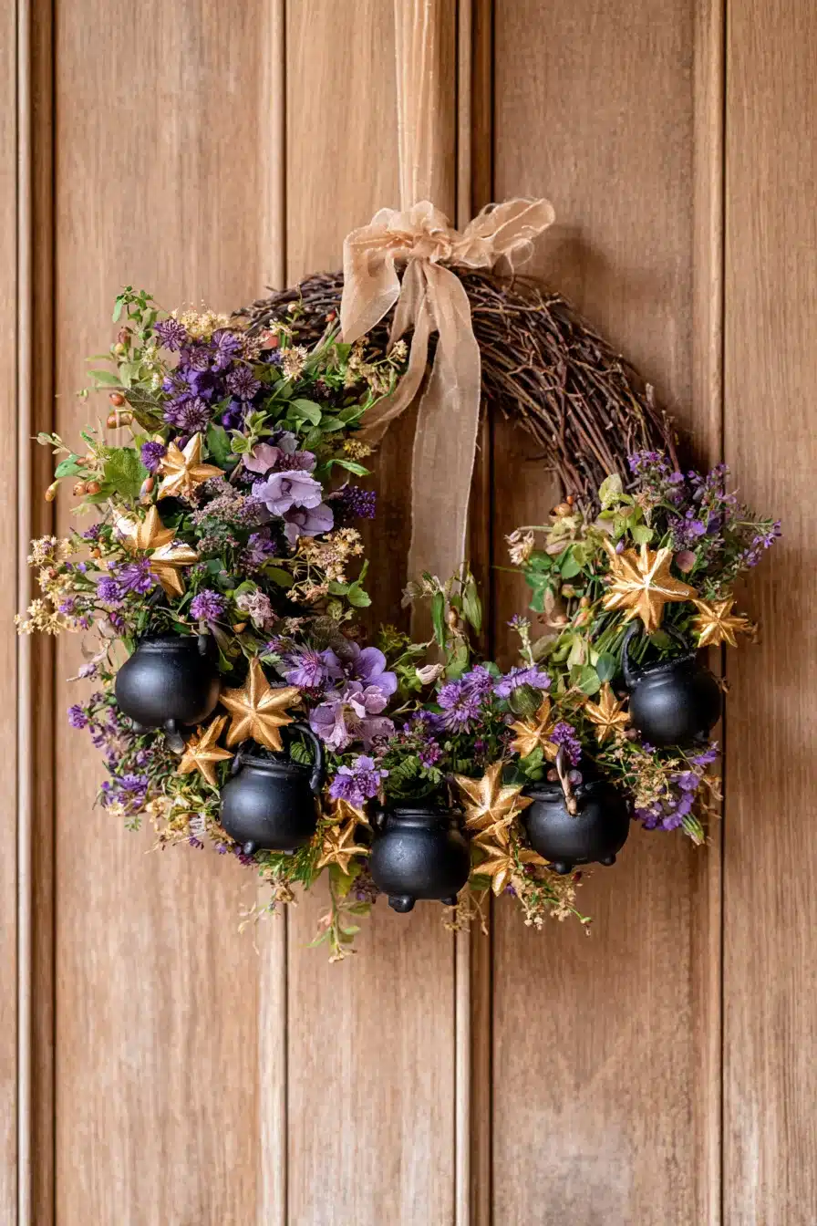 27 Stunning Witchy Wreaths for a Spellbinding Seasonal Display