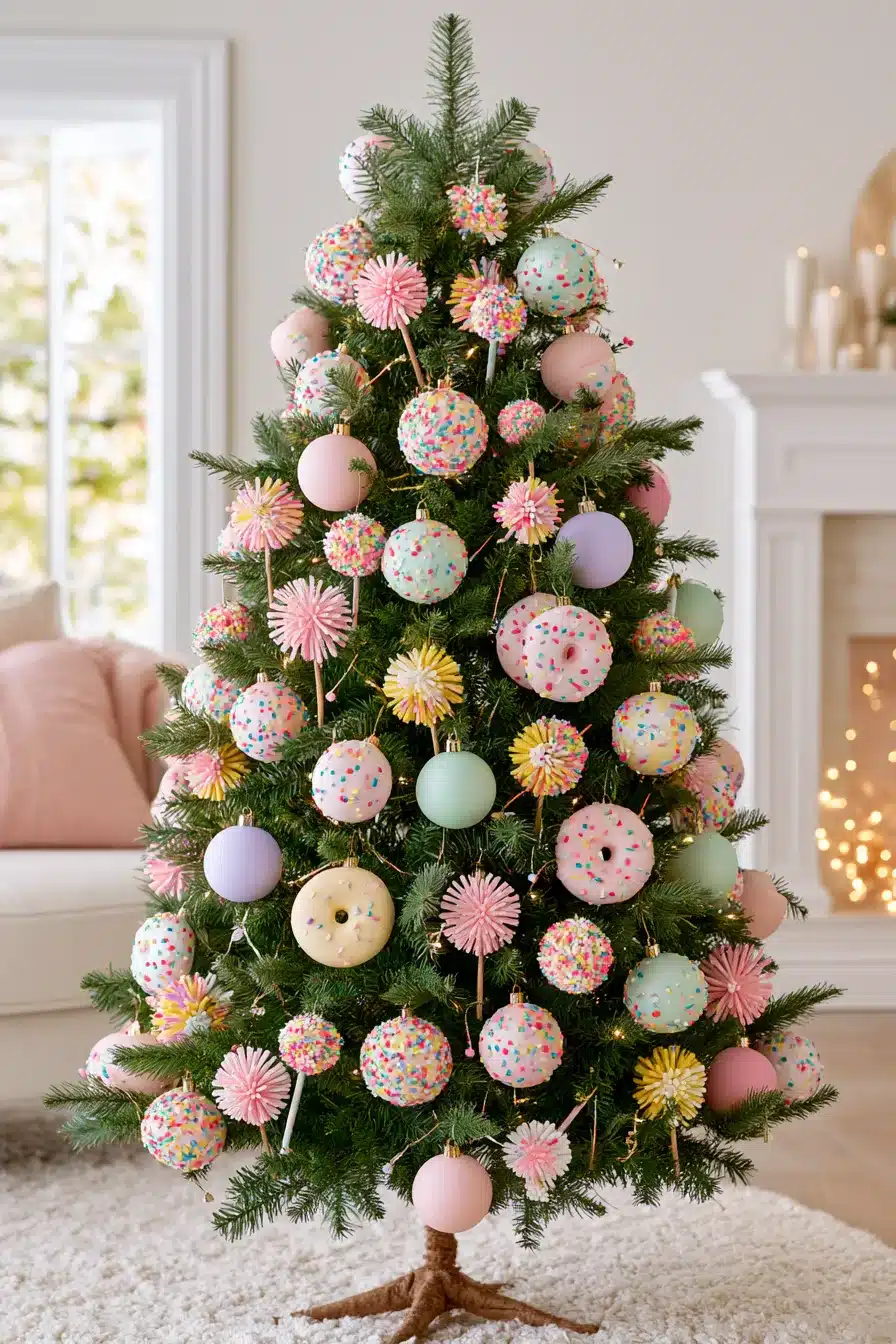 27 Dreamy Candyland Christmas Tree Decorations for a Playful Holiday