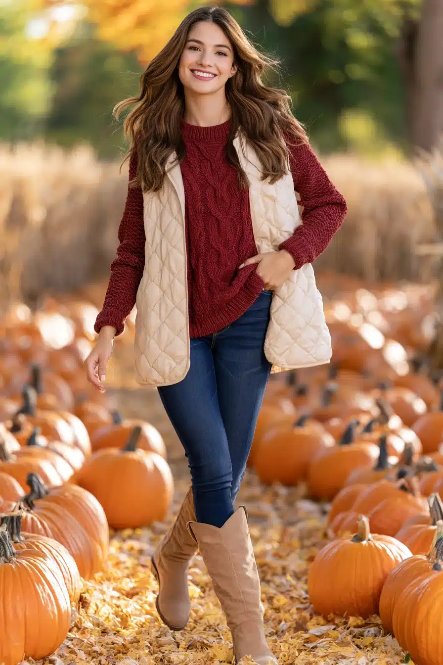 27 Cute Pumpkin Patch Outfit Ideas for a Cozy Fall Adventure