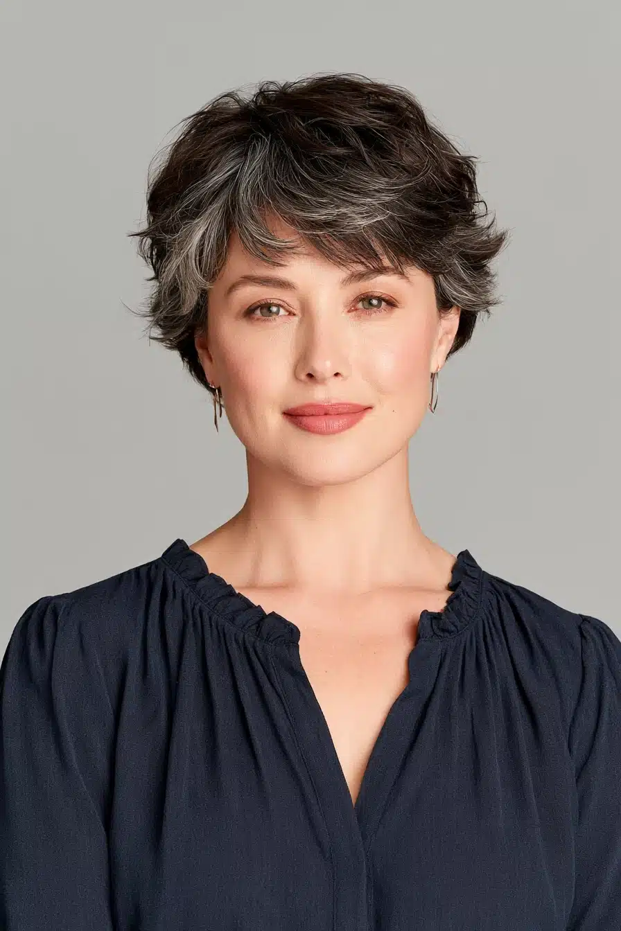 27 Beautiful Grey Blending Ideas for Dark Hair to Embrace Your Silver Strands