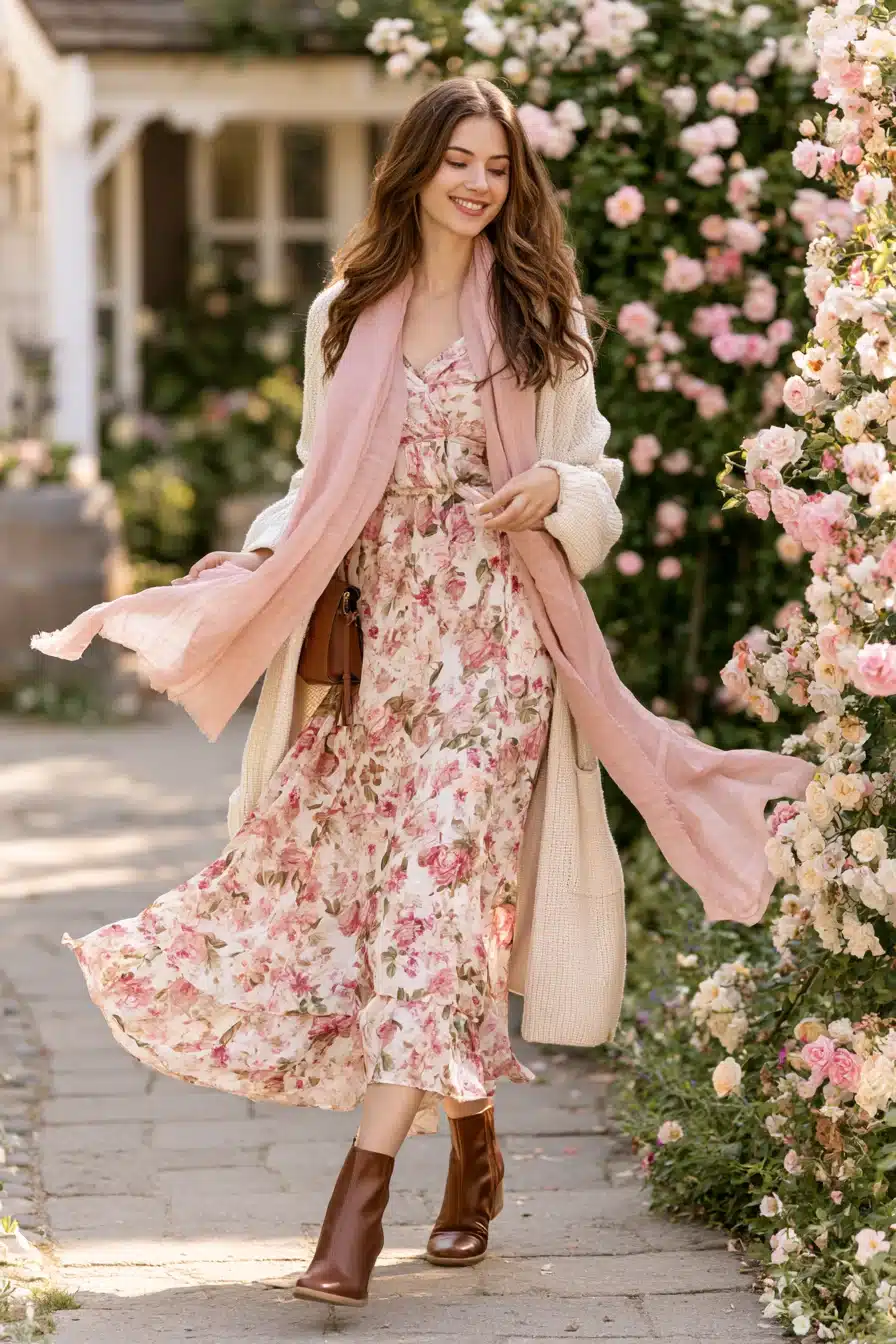 27 Chic Pink Scarf Outfit Ideas to Add a Pop of Color to Your Wardrobe