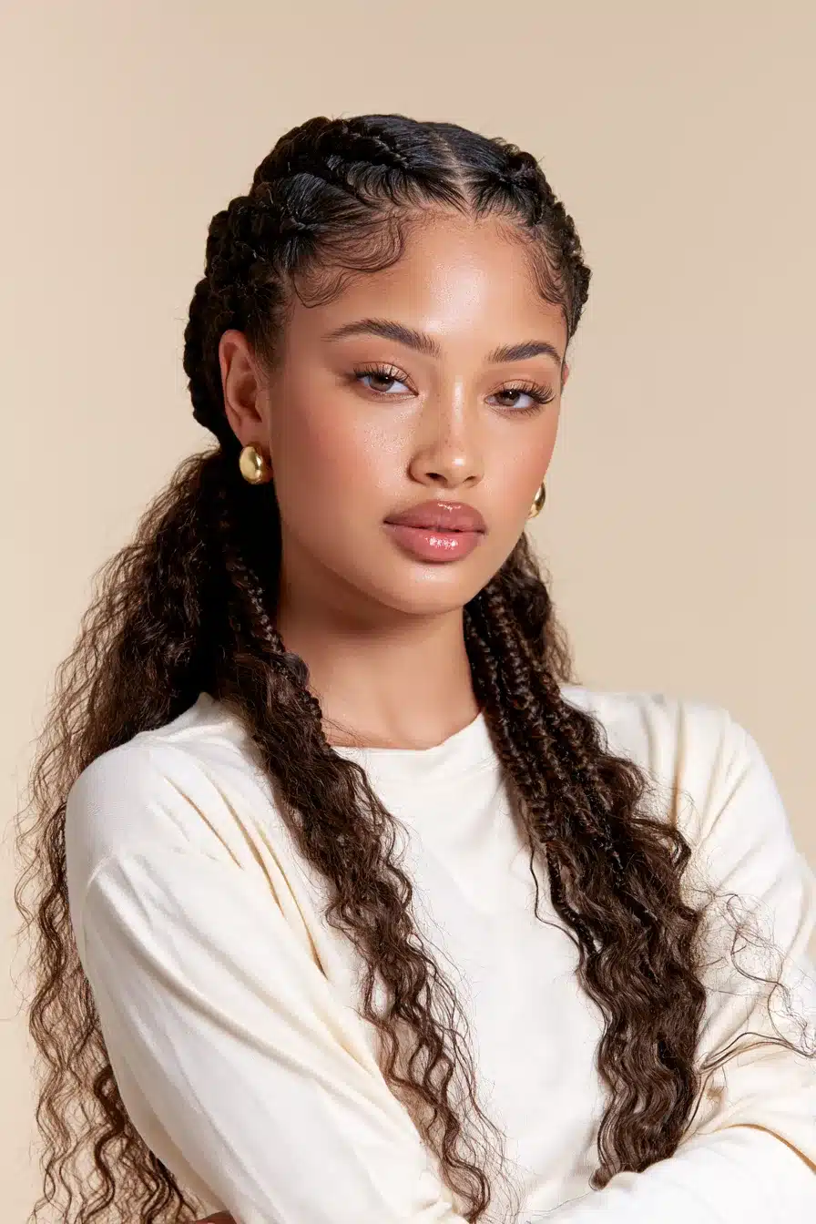 27 Beautiful Boho Knotless Braids for an Effortlessly Chic Look