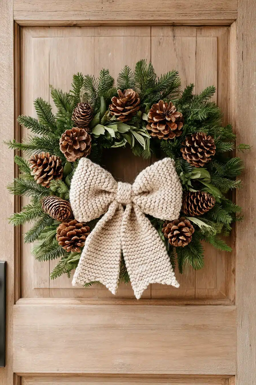 27 Cozy Winter Wreaths for Front Door Decor That Welcomes Everyone