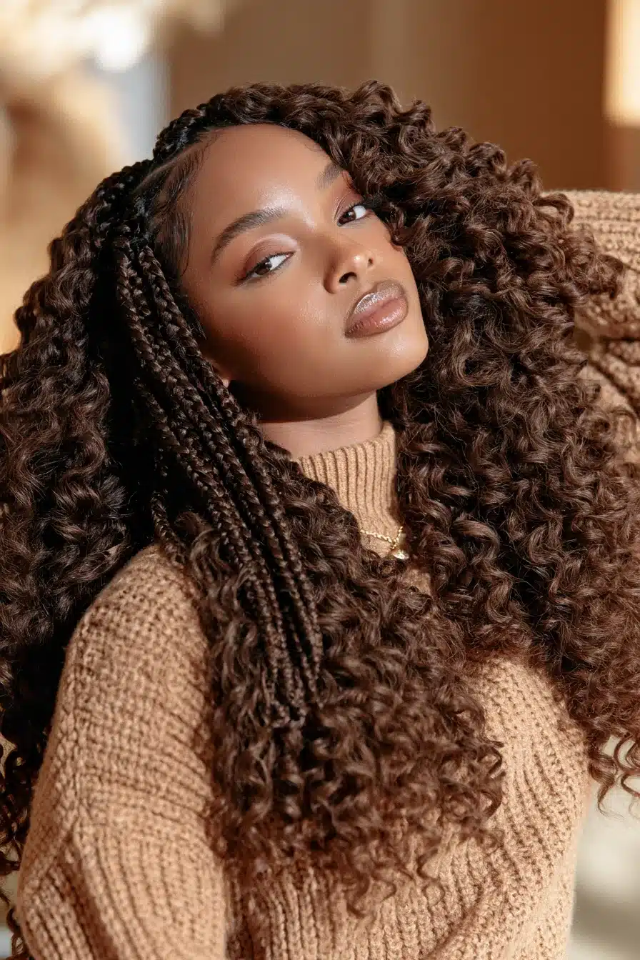 27 Beautiful Boho Knotless Braids for an Effortlessly Chic Look