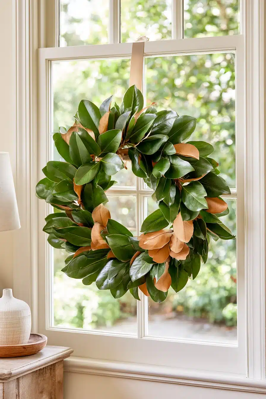 27 Beautiful Wreaths on Windows Ideas for a Charming, Festive Home
