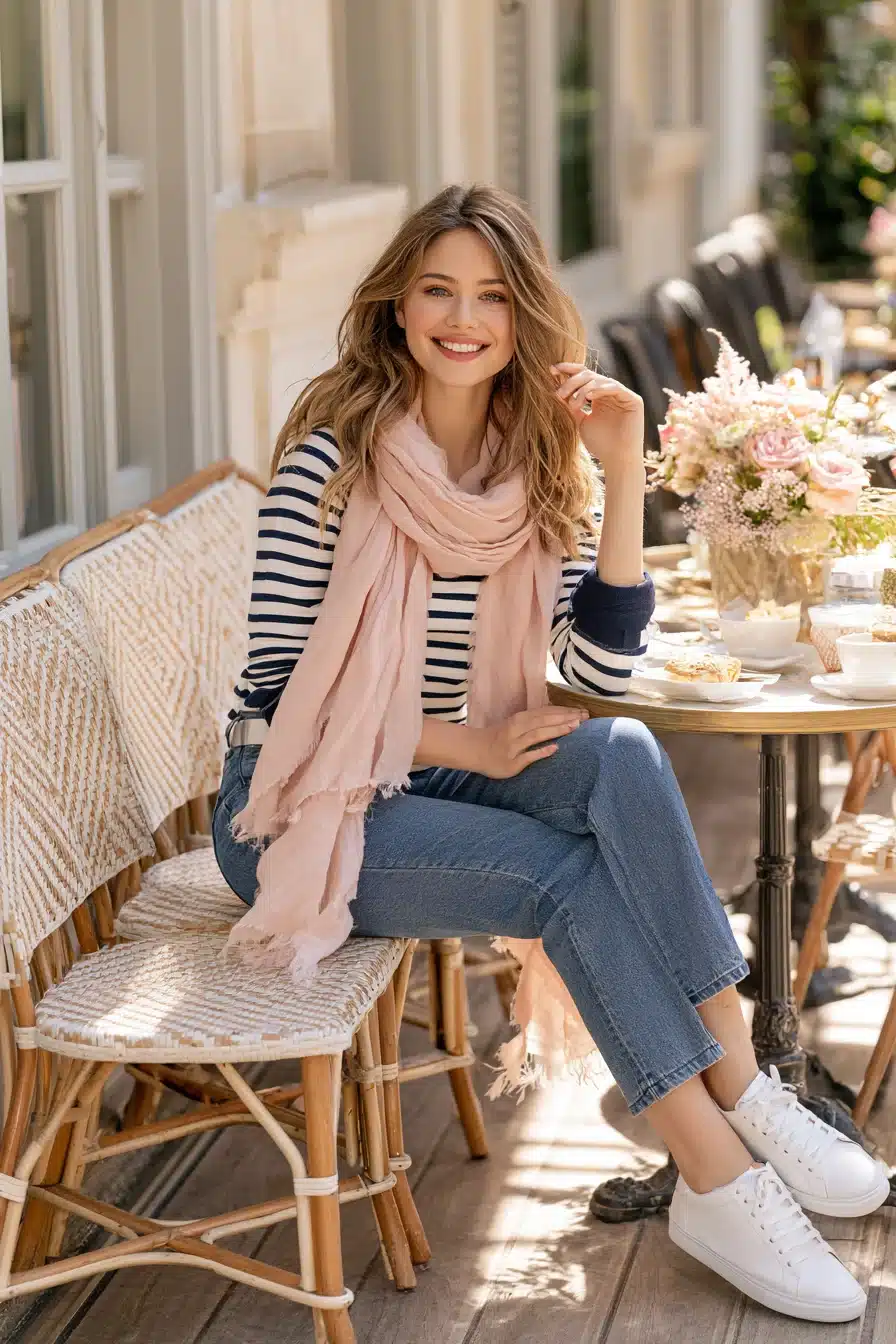 27 Chic Pink Scarf Outfit Ideas to Add a Pop of Color to Your Wardrobe