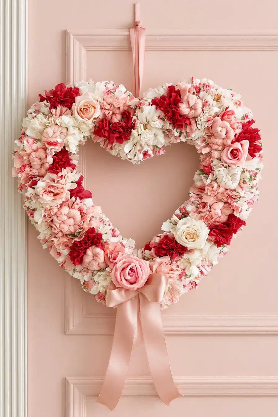 27 Charming Rag Wreaths to Create With Colorful Fabric Scraps