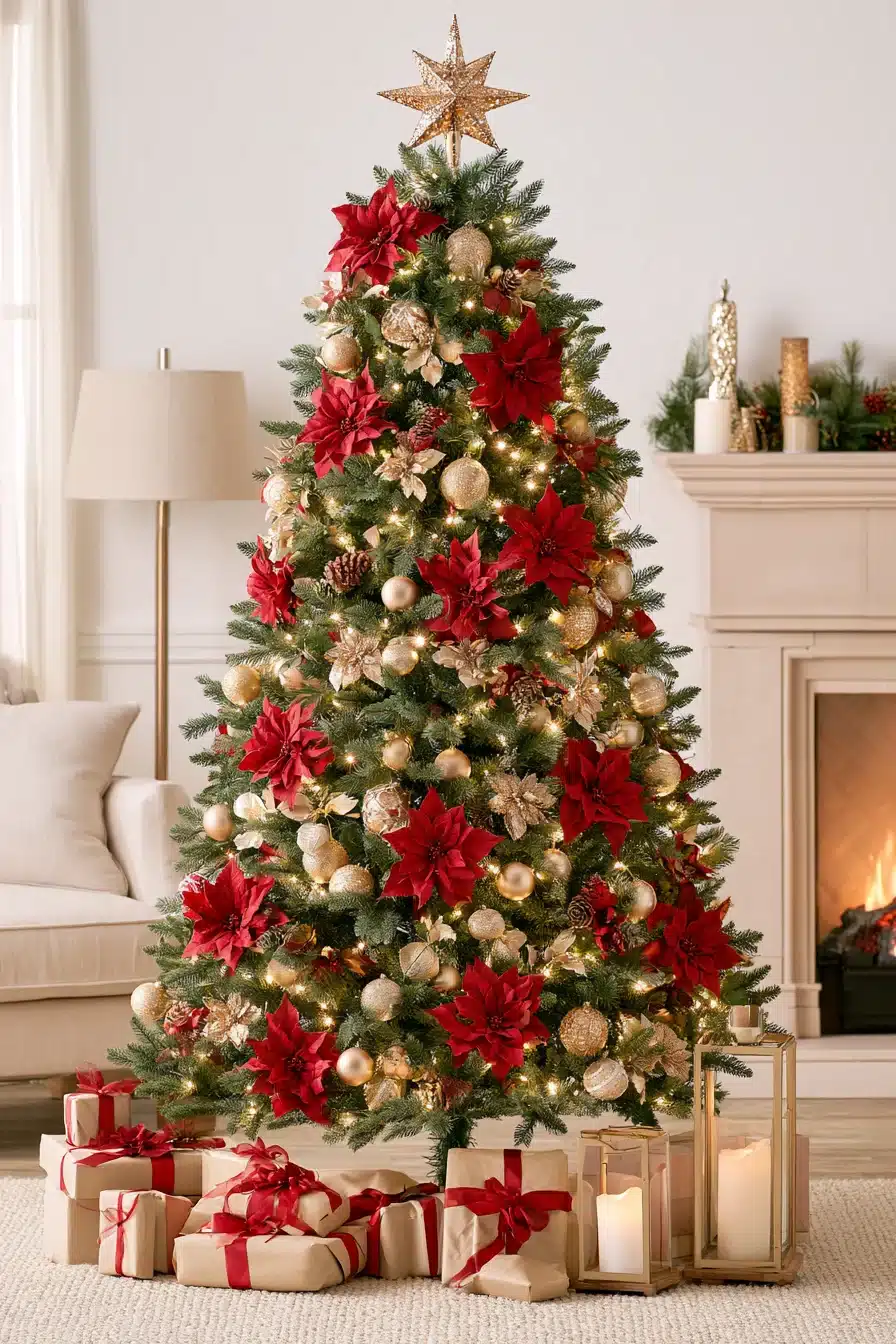 27 Timeless Traditional Christmas Tree Ideas for a Warm and Festive Home