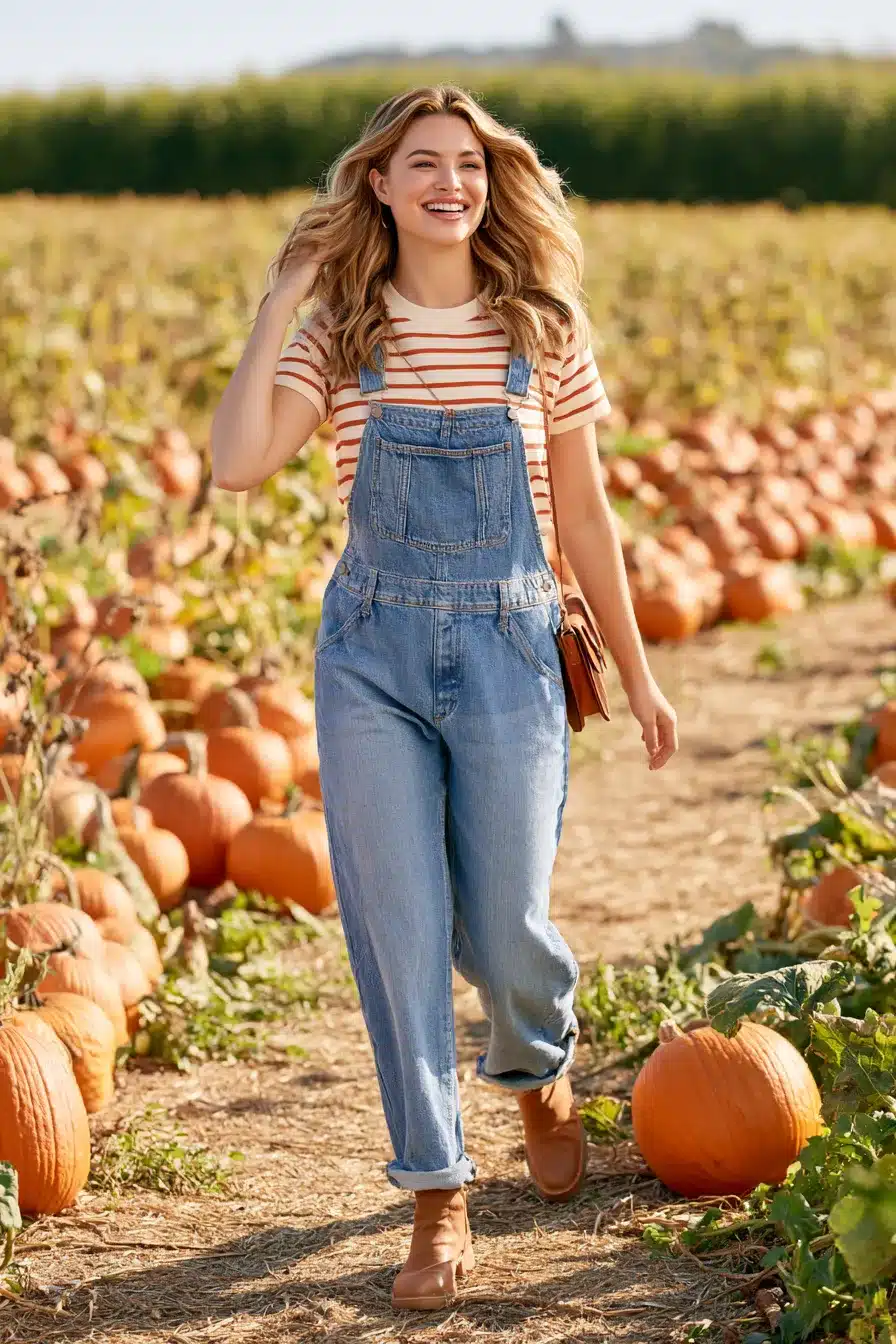 27 Cute Pumpkin Patch Outfit Ideas for a Cozy Fall Adventure