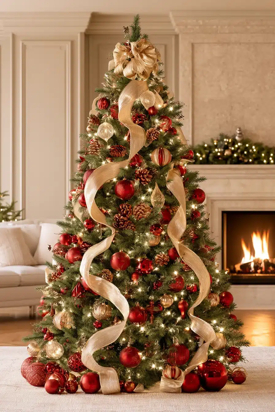 27 Timeless Traditional Christmas Tree Ideas for a Warm and Festive Home