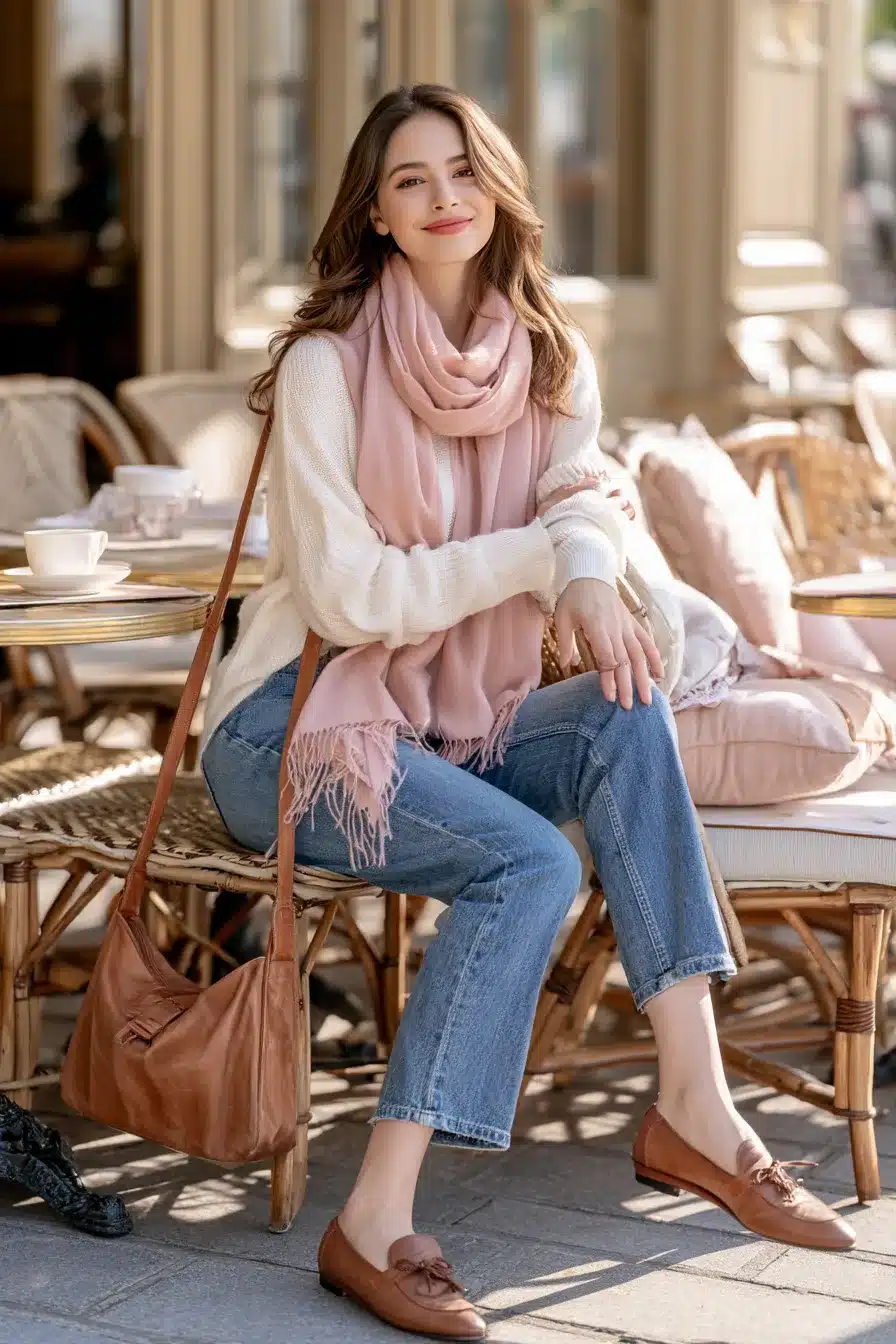 27 Chic Pink Scarf Outfit Ideas to Add a Pop of Color to Your Wardrobe
