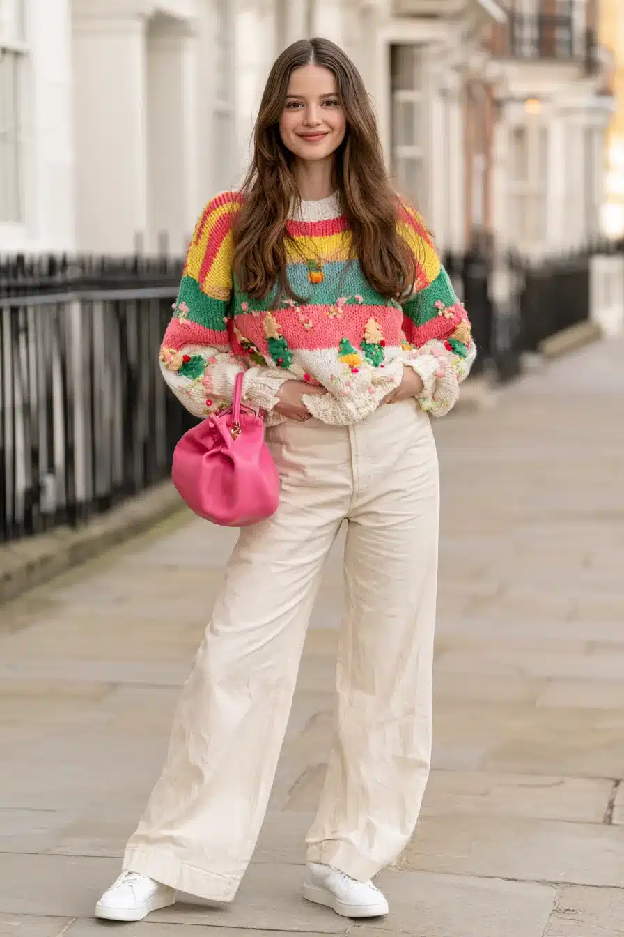 27 Cozy Christmas Jumper Ideas for Festive Outfits Full of Holiday Cheer