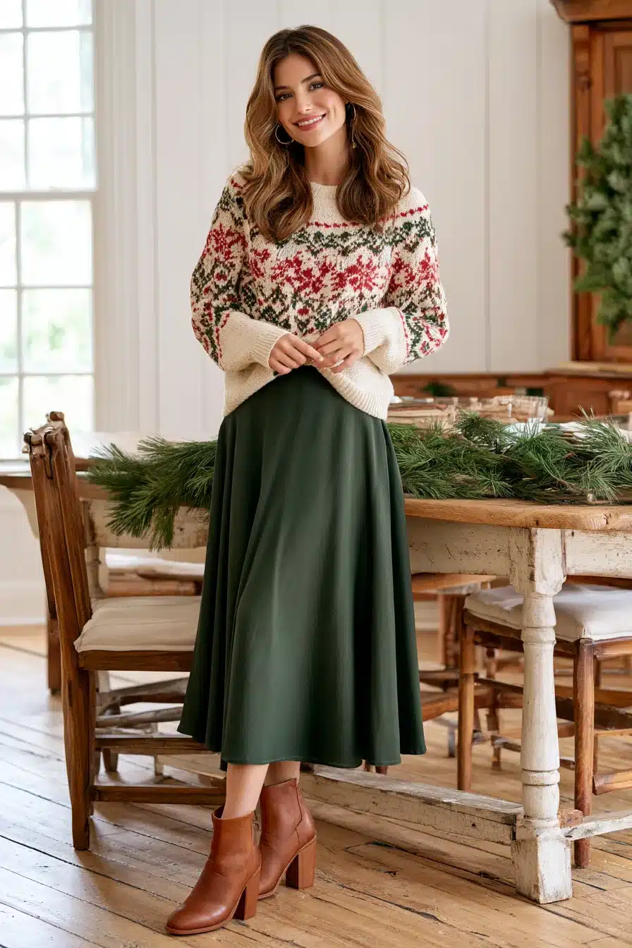 27 Cozy Christmas Dinner Outfit Ideas for a Beautiful Holiday Look