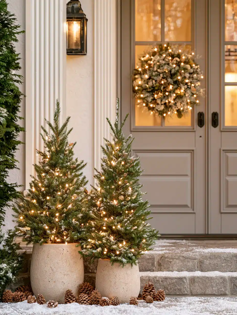 27 Cozy Winter Porch Decor Ideas for a Warm and Welcoming Entrance