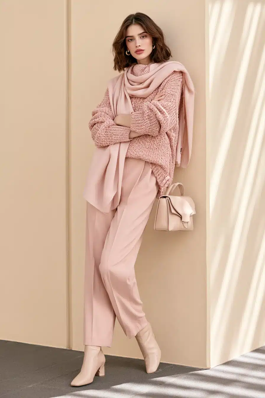 27 Chic Pink Scarf Outfit Ideas to Add a Pop of Color to Your Wardrobe