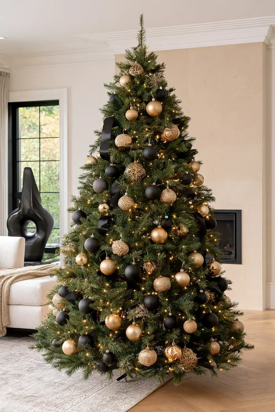 27 Stunning Gold Christmas Tree Ideas to Make Your Holiday Home Sparkle