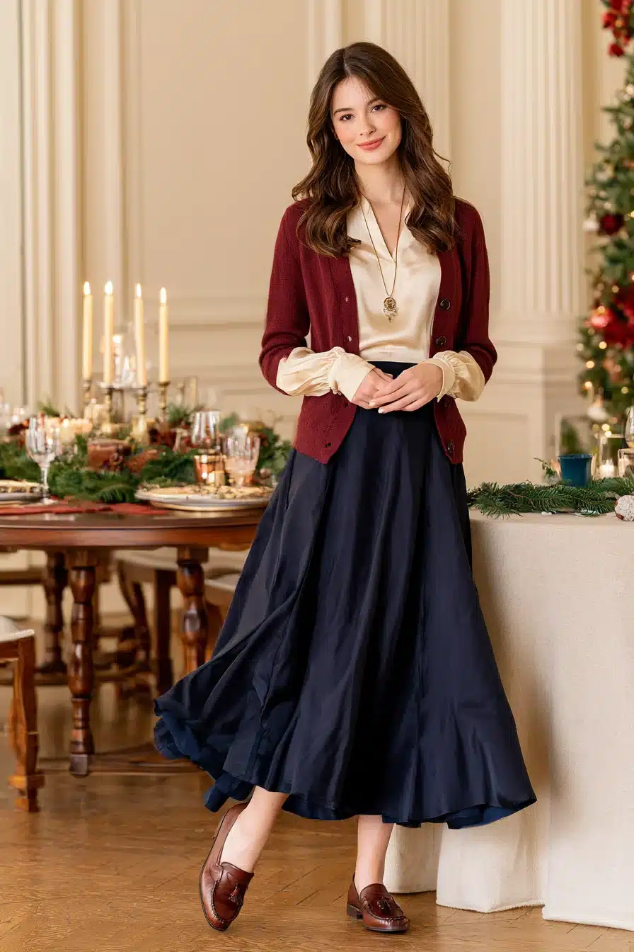 27 Cozy Christmas Dinner Outfit Ideas for a Beautiful Holiday Look