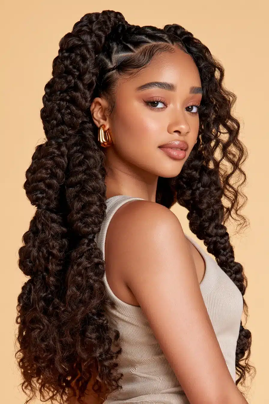 27 Beautiful Boho Knotless Braids for an Effortlessly Chic Look