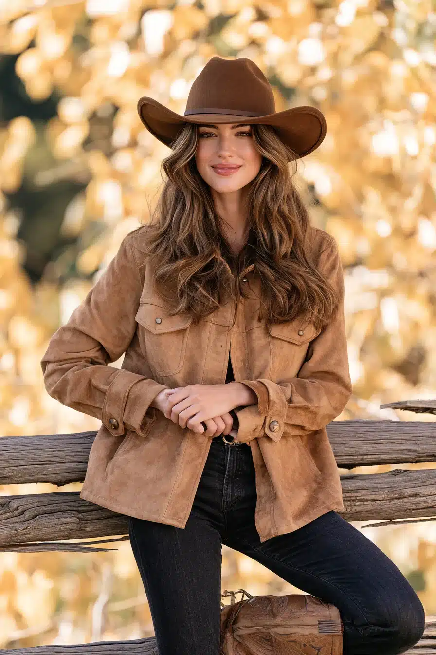 27 Cute Western Fall Outfits With Boots Denim and Cozy Layers
