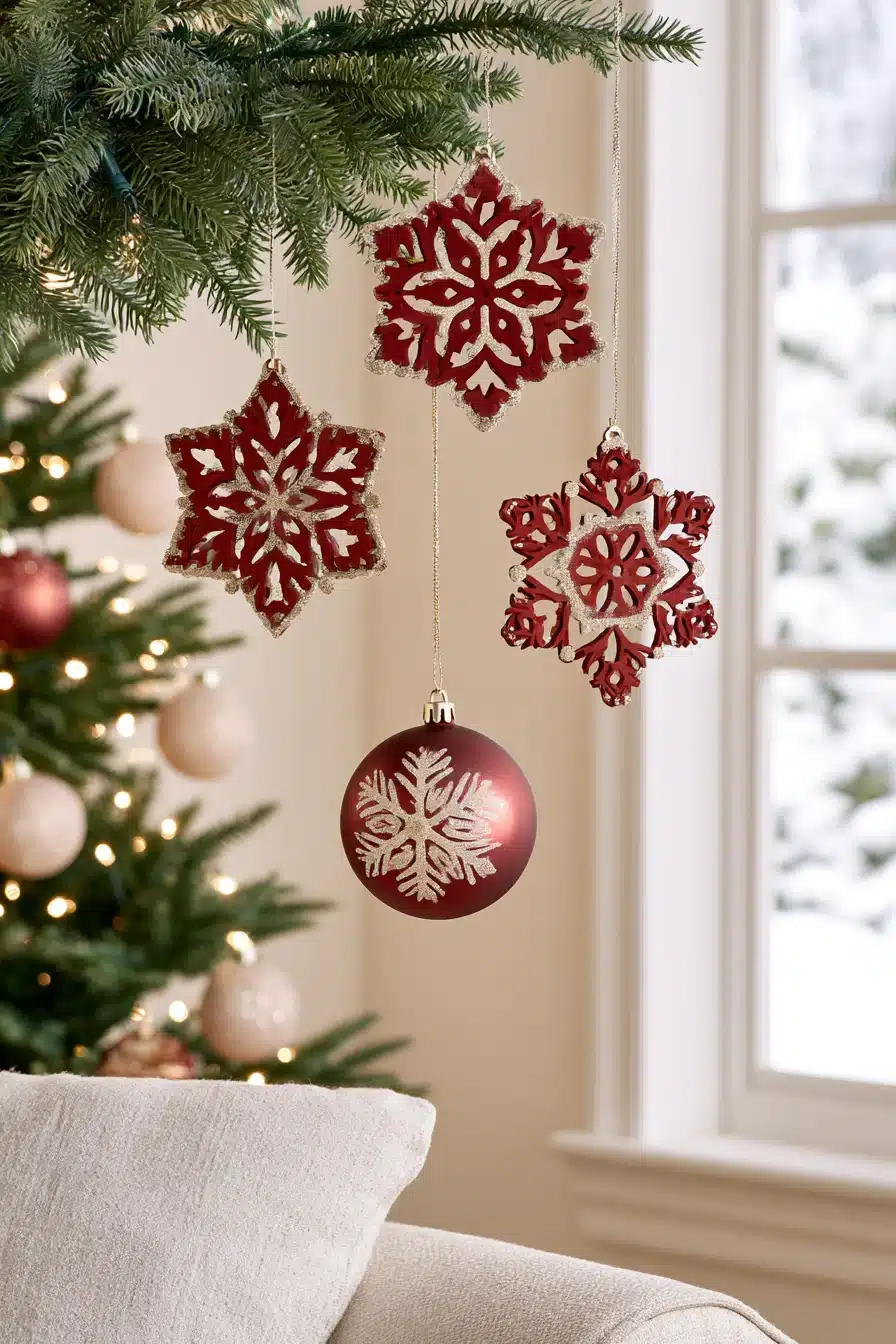 27 Elegant Burgundy Christmas Tree Ideas for a Cozy Holiday Home