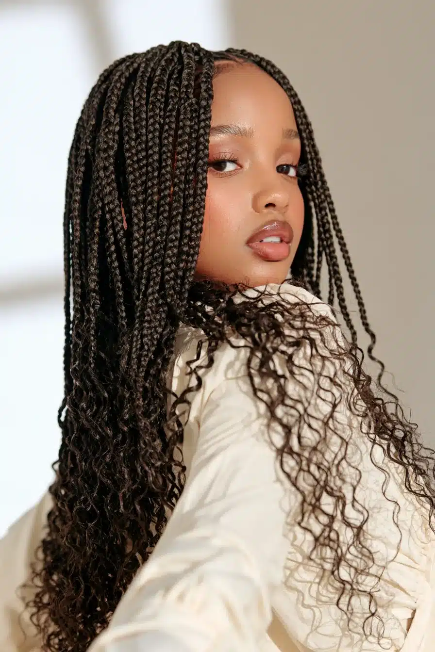 27 Beautiful Boho Knotless Braids for an Effortlessly Chic Look