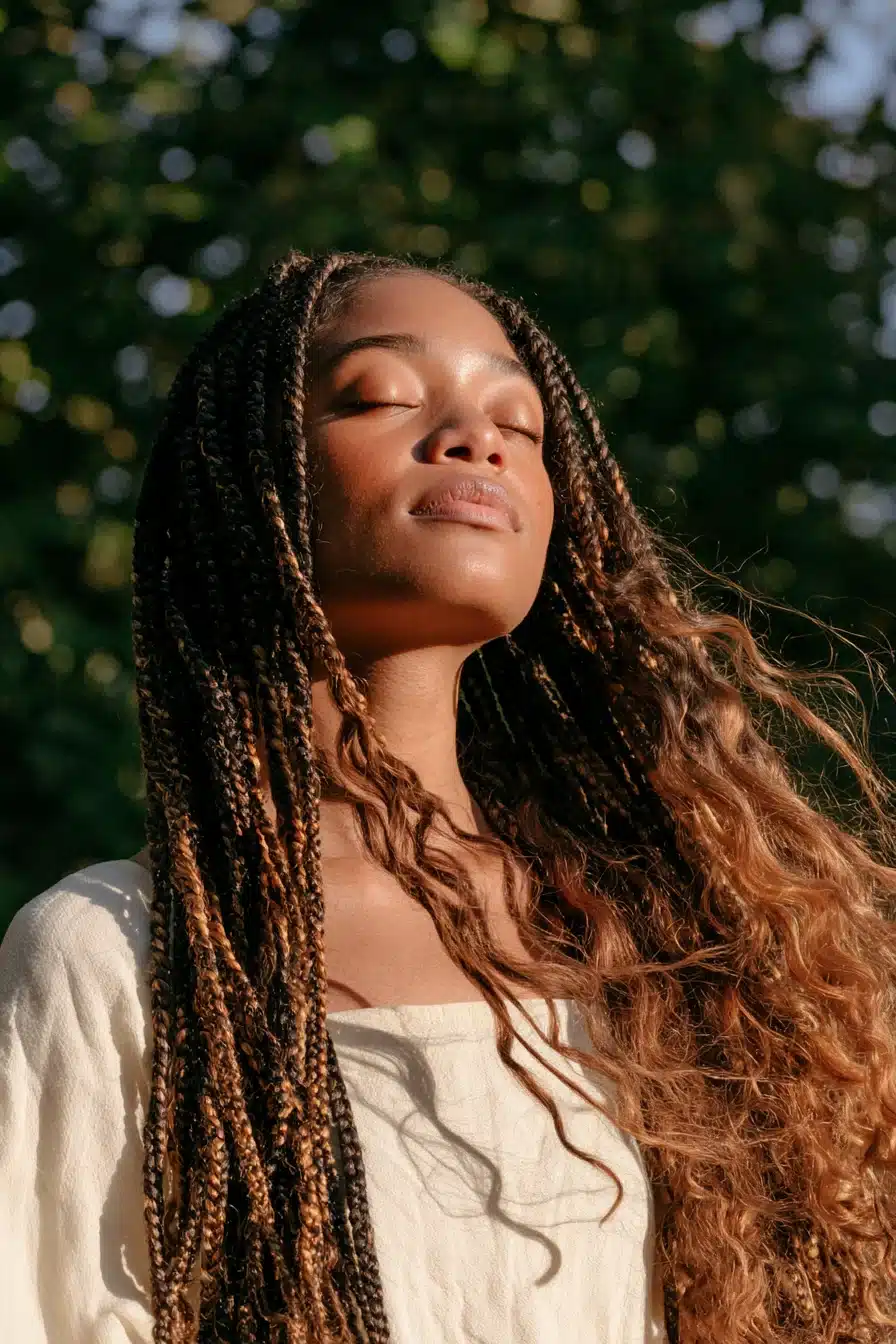 27 Beautiful Boho Knotless Braids for an Effortlessly Chic Look