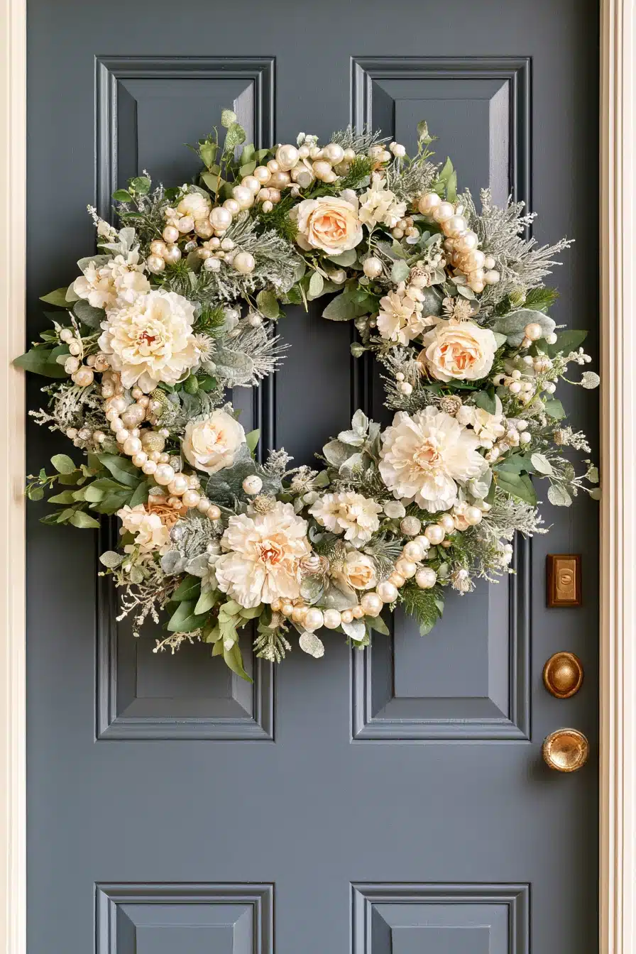 27 Cozy Winter Wreaths for Front Door Decor That Welcomes Everyone