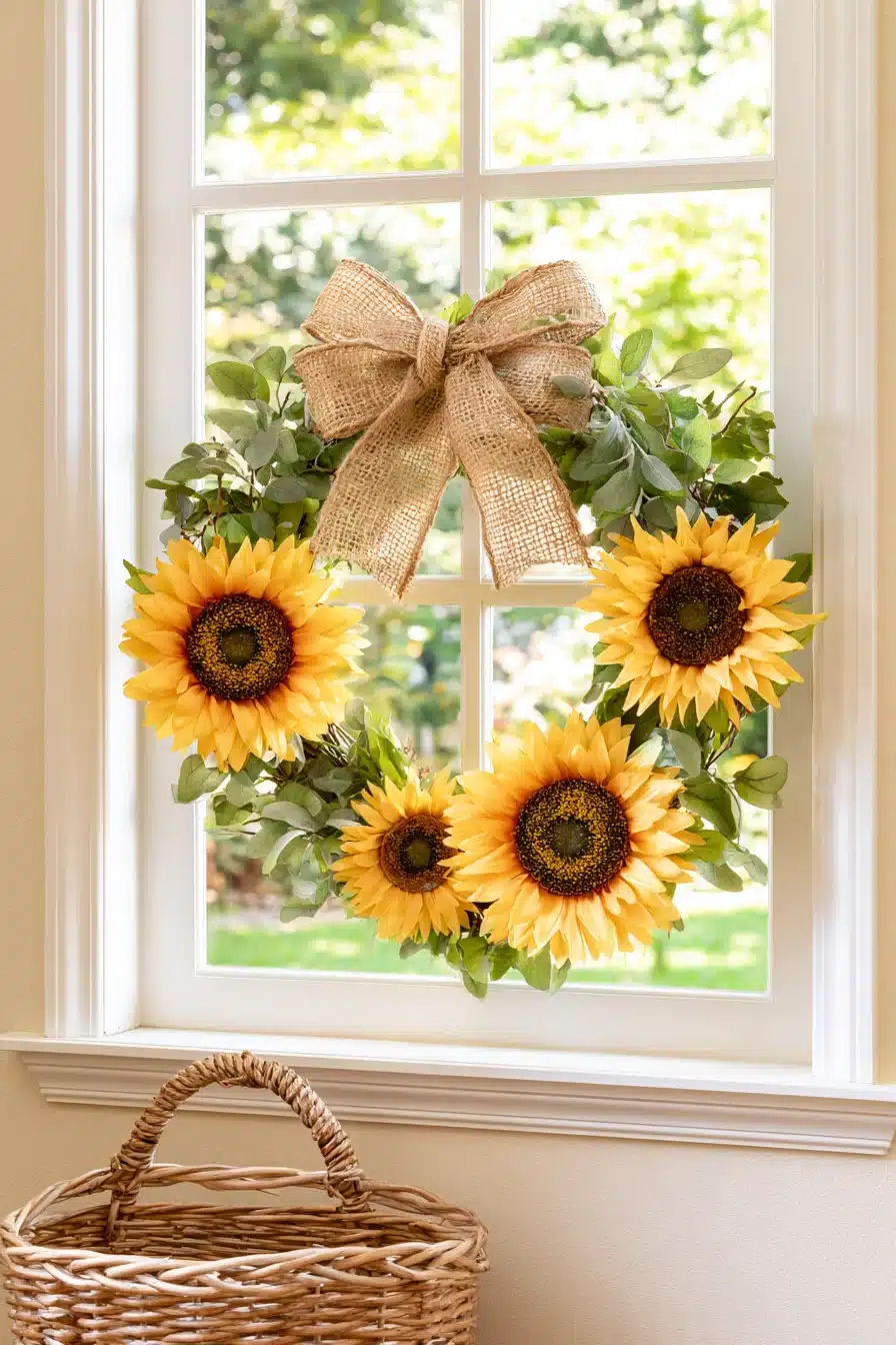 27 Beautiful Wreaths on Windows Ideas for a Charming, Festive Home