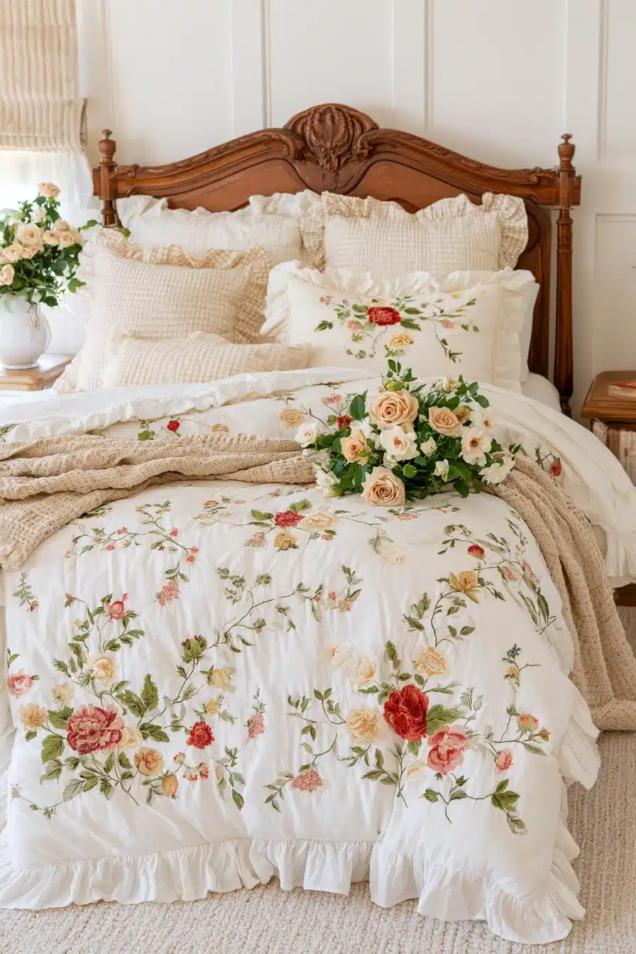 27 Beautiful Vintage Cottagecore Bedroom Ideas Full of Cozy Charm