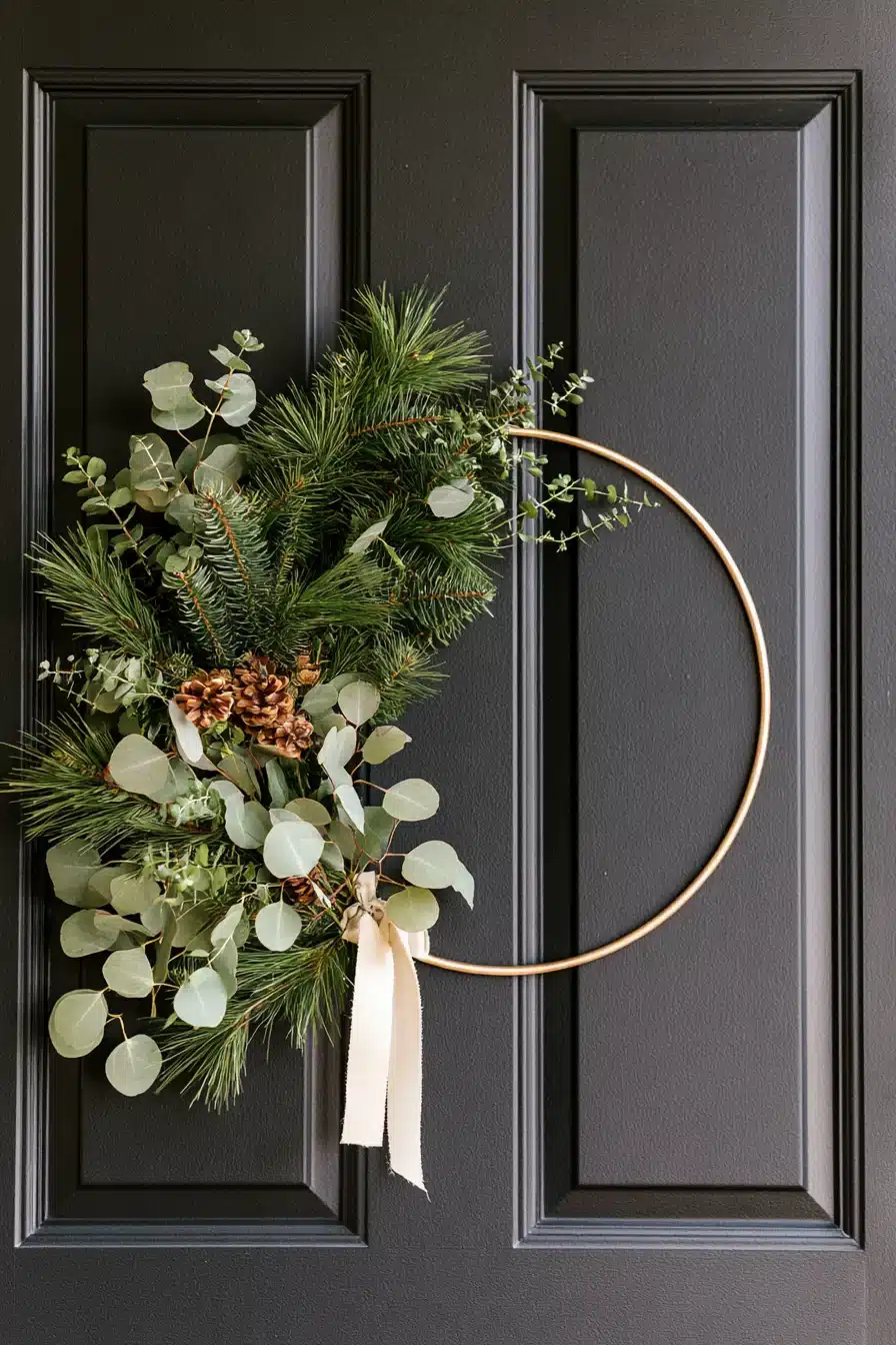27 Cozy Winter Wreaths for Front Door Decor That Welcomes Everyone