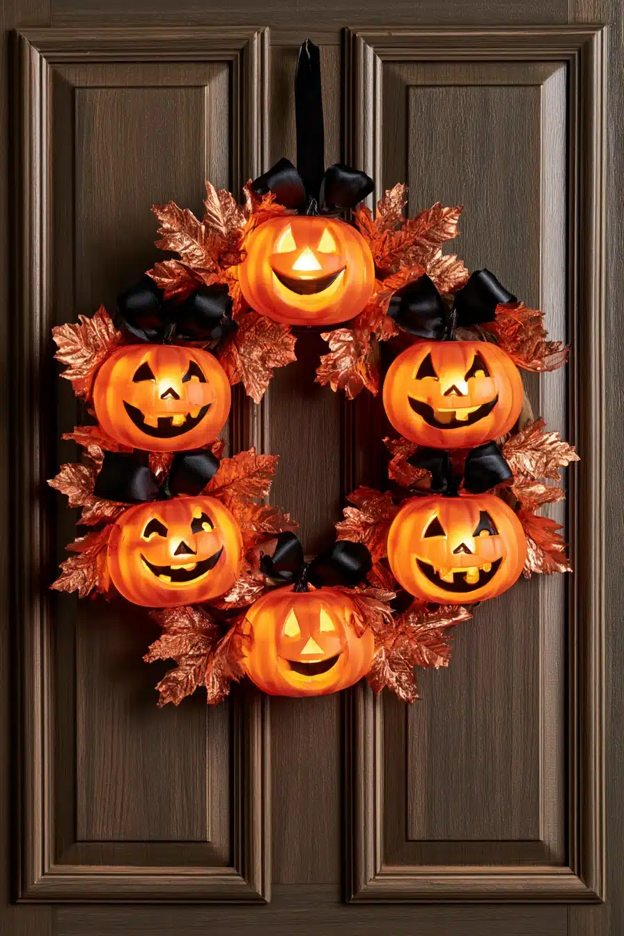 27 Beautiful Halloween Wreaths to Bring Spooky Charm to Your Front Door