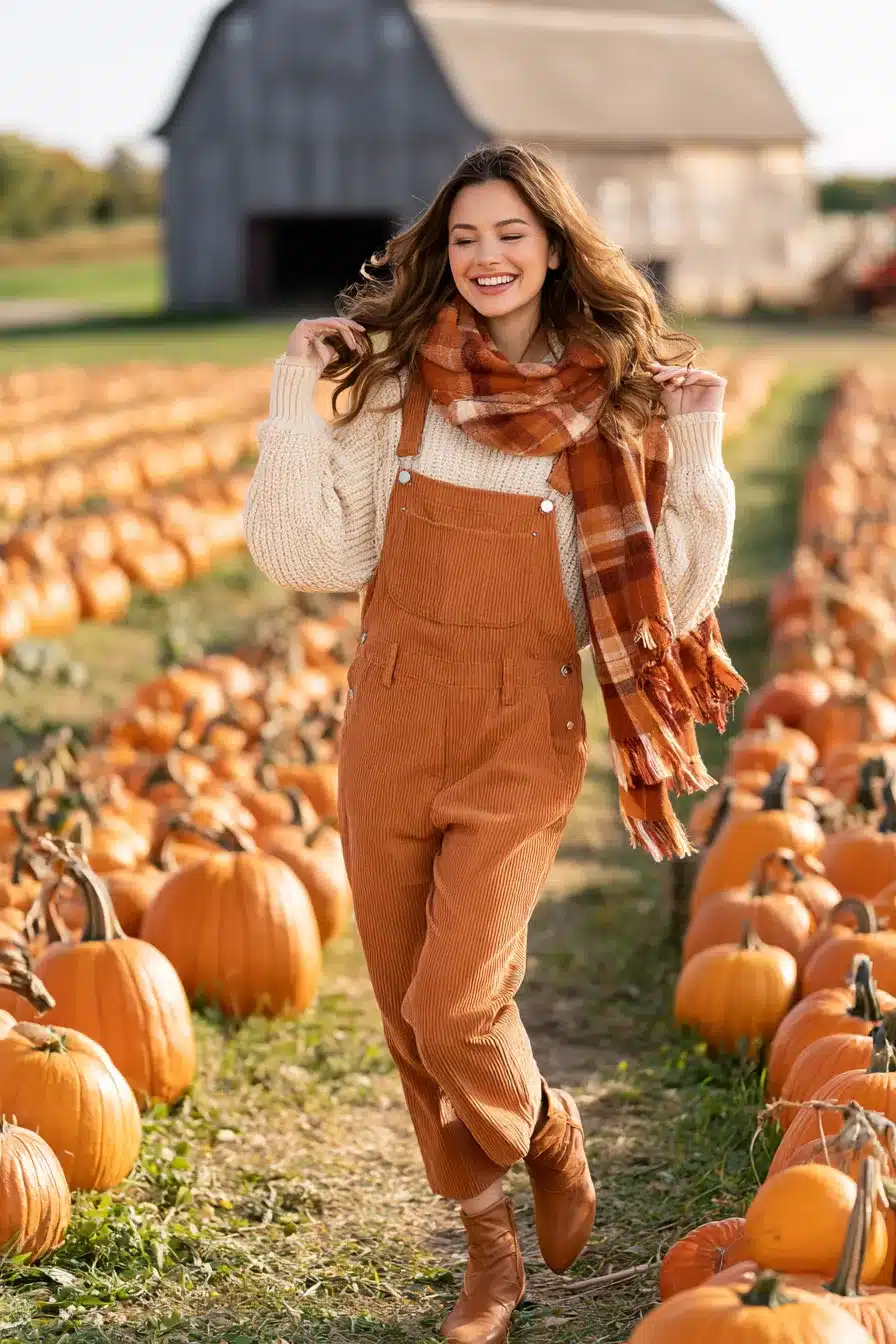 27 Cute Pumpkin Patch Outfit Ideas for a Cozy Fall Adventure