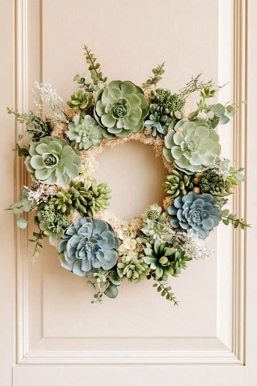 27 Cozy Winter Wreaths for Front Door Decor That Welcomes Everyone