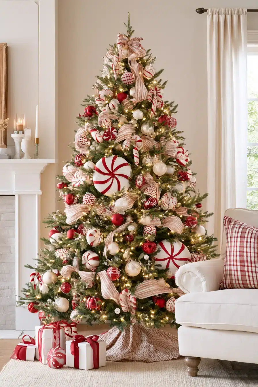 27 Dreamy Candyland Christmas Tree Decorations for a Playful Holiday