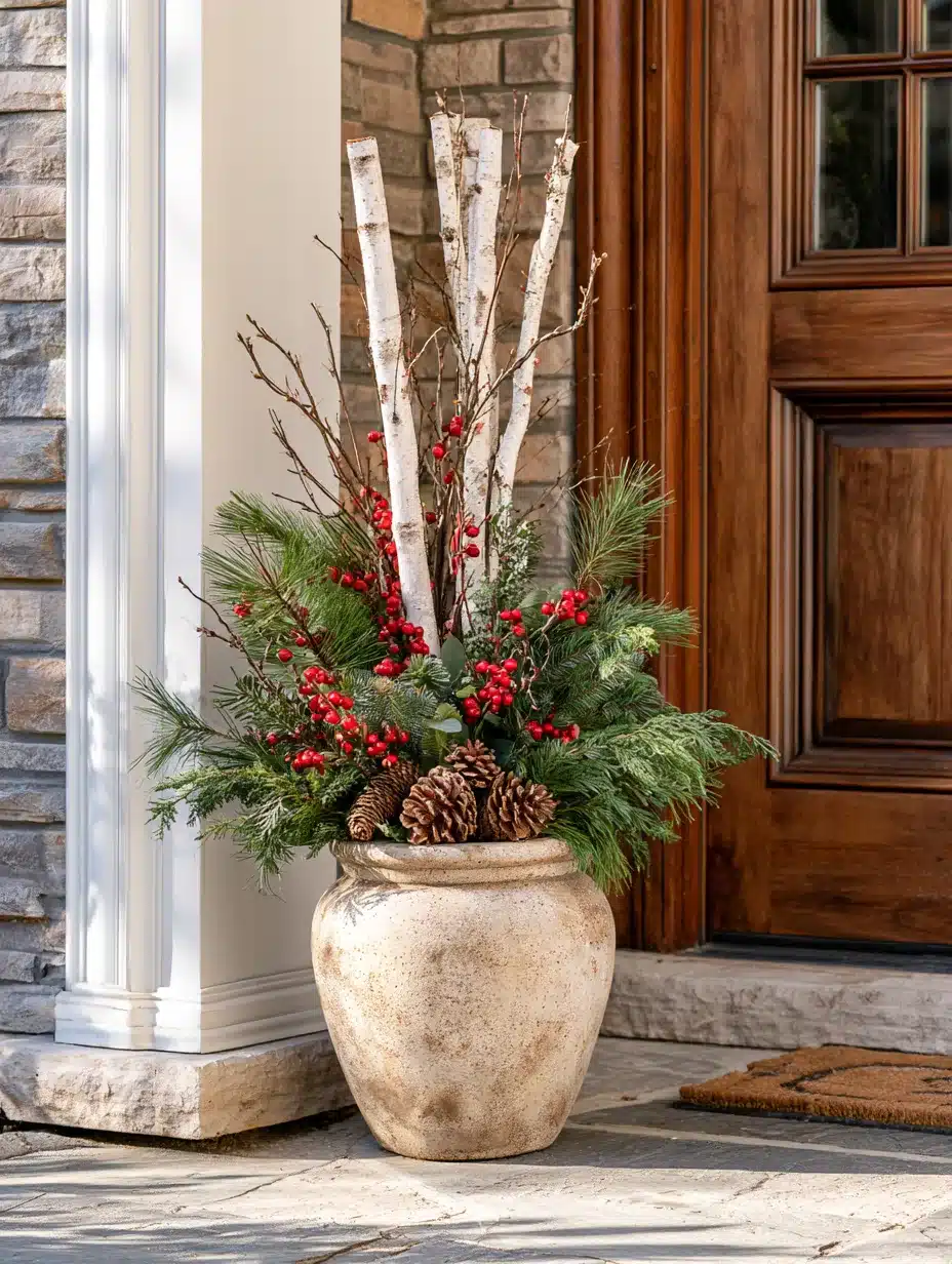27 Cozy Winter Porch Decor Ideas for a Warm and Welcoming Entrance