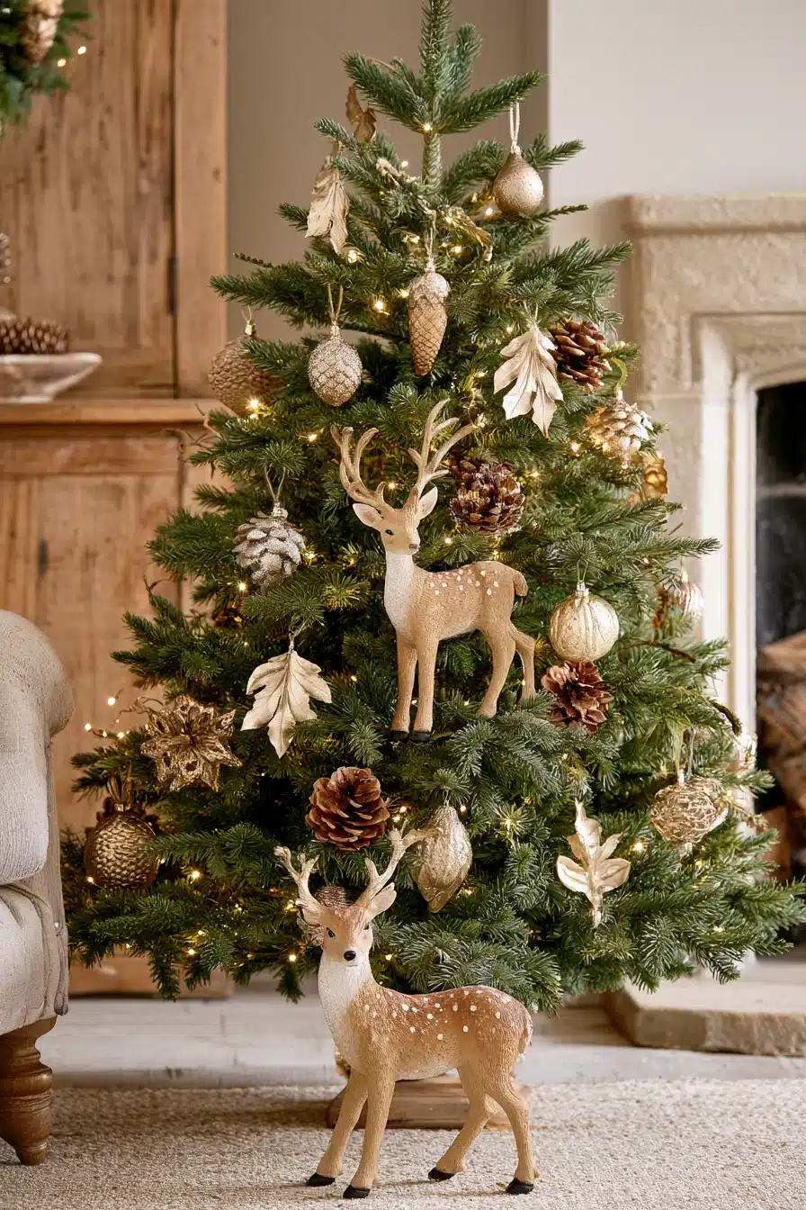 27 Stunning Gold Christmas Tree Ideas to Make Your Holiday Home Sparkle