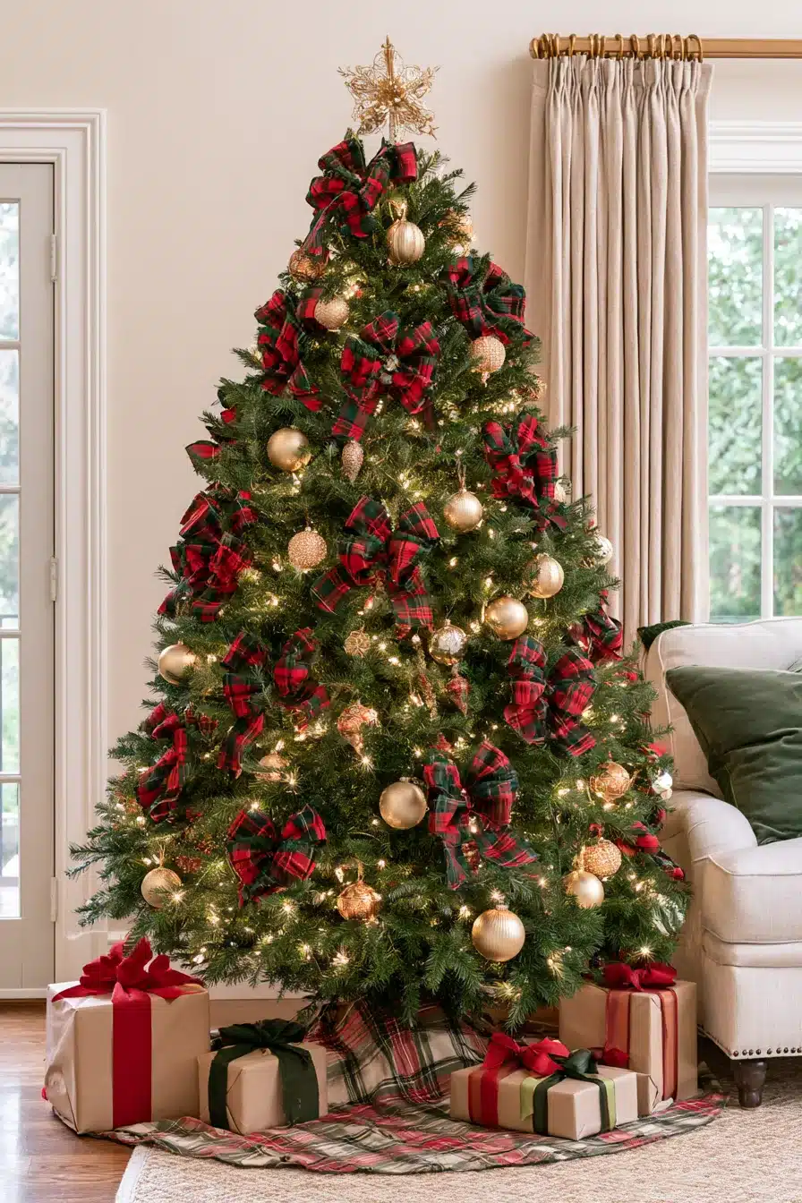 27 Timeless Traditional Christmas Tree Ideas for a Warm and Festive Home