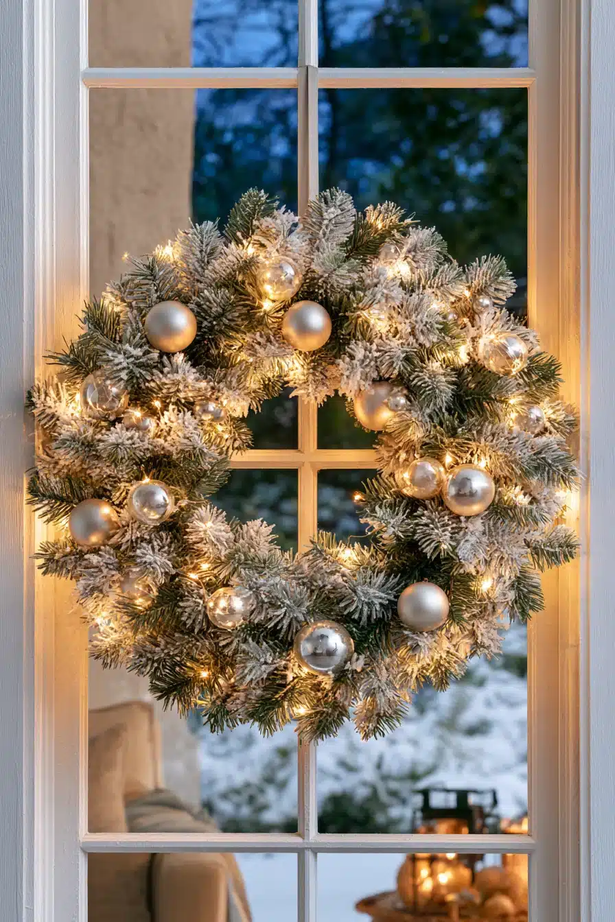 27 Beautiful Wreaths on Windows Ideas for a Charming, Festive Home