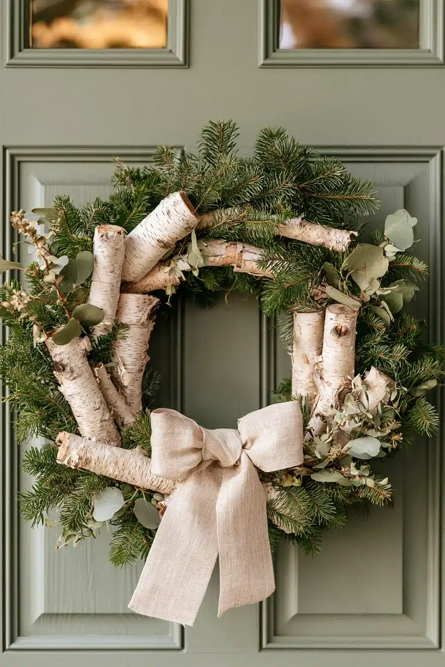27 Cozy Winter Wreaths for Front Door Decor That Welcomes Everyone