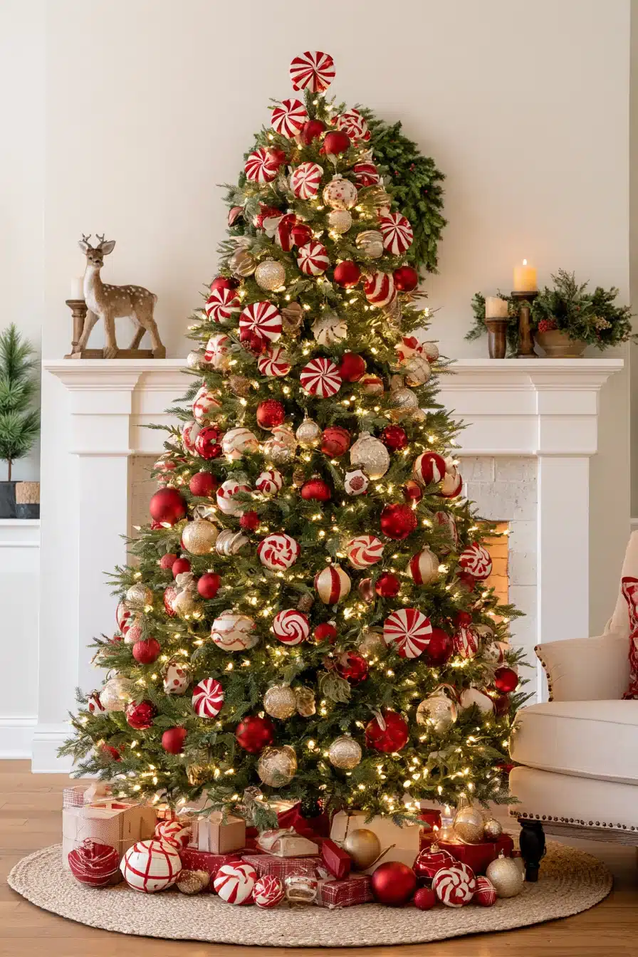 27 Timeless Traditional Christmas Tree Ideas for a Warm and Festive Home