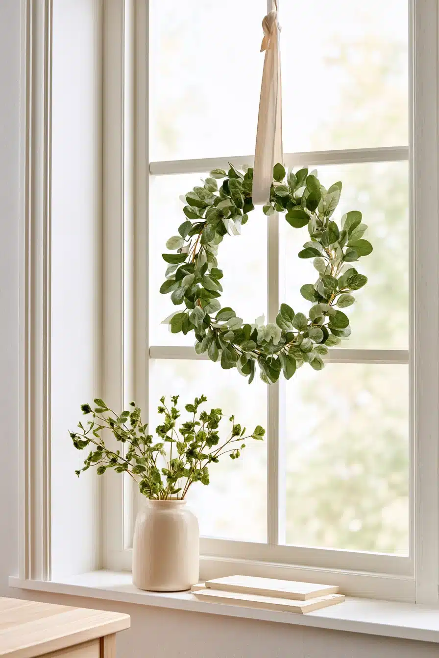27 Beautiful Wreaths on Windows Ideas for a Charming, Festive Home