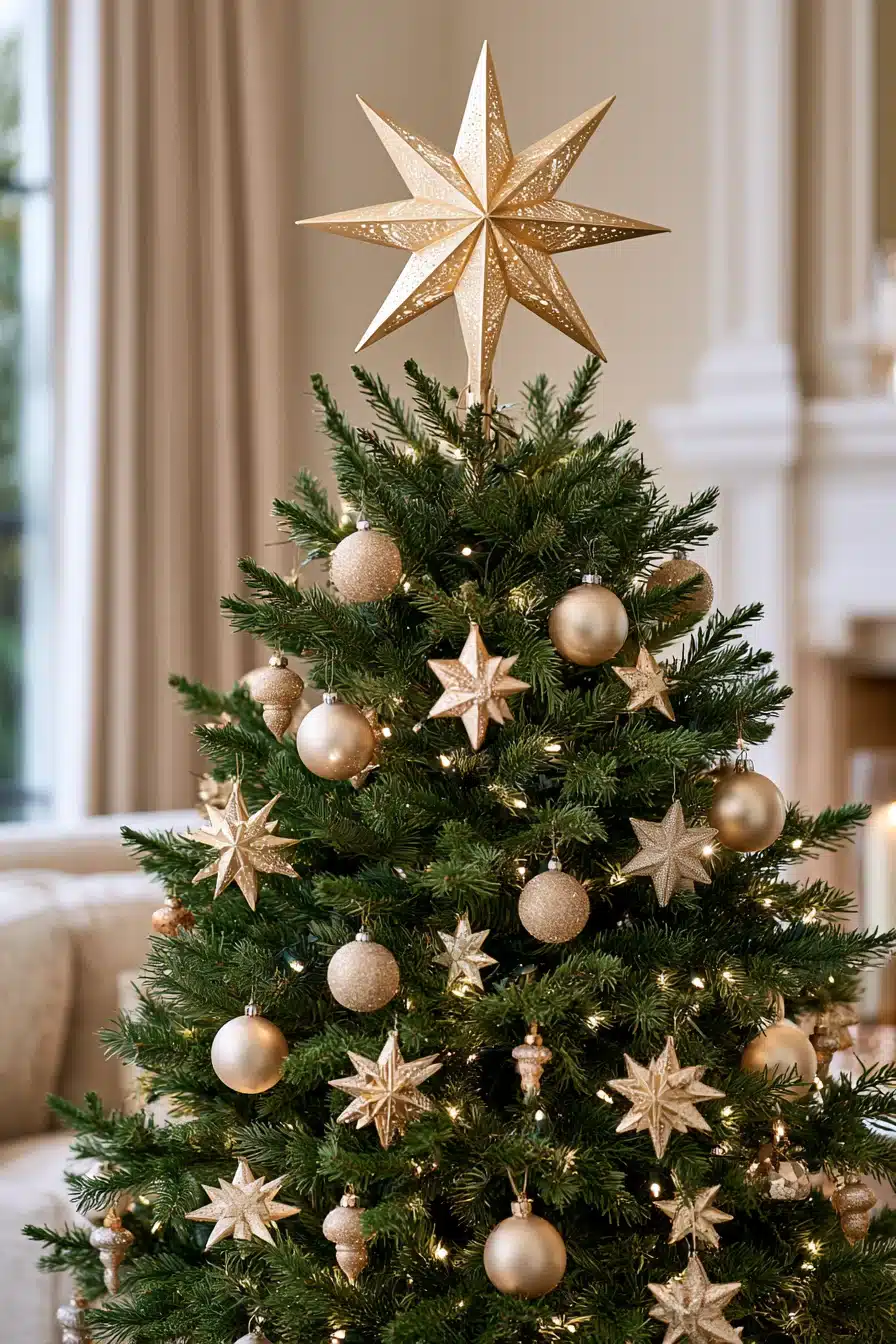 27 Stunning Gold Christmas Tree Ideas to Make Your Holiday Home Sparkle
